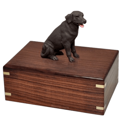 Chocolate Labrador Doggy Urns